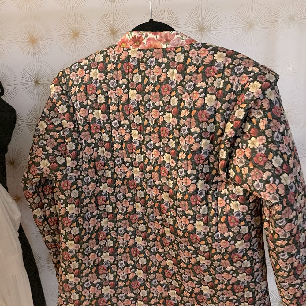 NWT Sea New York floral quilted jacket
